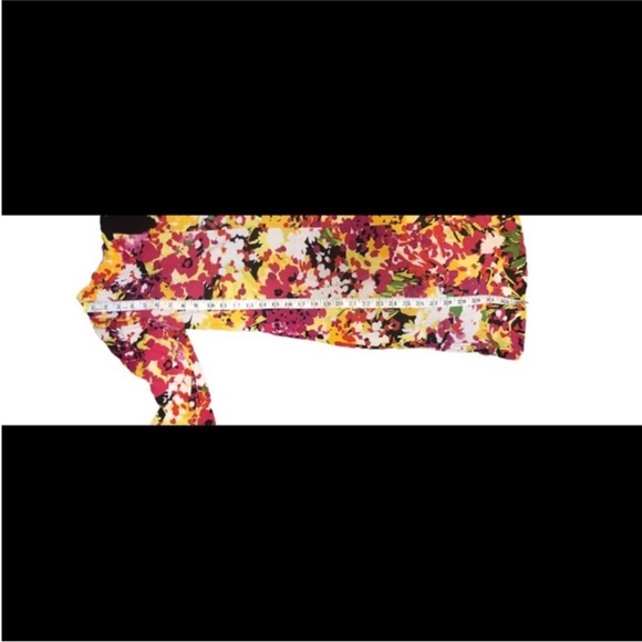 LONDON TIMES Bright And Colorful FLORAL Dress Size 8 - Picture 9 of 12